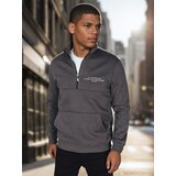 DStreet Bluza męska z nadrukiem grafitowa | shoptok.hr