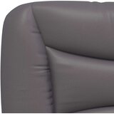  Krevet s madracem Hvar sivi 90 x 200 cm od umjetne kože | shoptok.hr