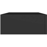  Zidne police s ladicom 2 kom crne 40 x 23,5 x 10 cm MDF | shoptok.hr