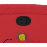  Masažni naslonjač od umjetne kože crveni | shoptok.hr