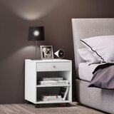 MID.YOU nočna Omarica Rolda, Bela | Shoptok.si