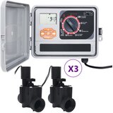 vidaXL Upravljalnik za zalivanje vrta s 6 elektromagnetnimi ventili | Shoptok.si