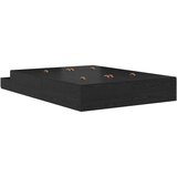  Postelja za shranjevanje Črna Inženirski les 135.5 x 190 x 31.5 cm, (22103293) | Shoptok.si