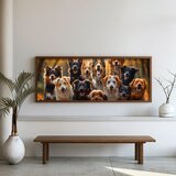 WALLXPERT FAH014-120 Multicolor Decorative Framed MDF Painting | Eponuda.com