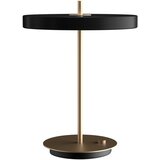 UMAGE Crna LED stolna lampa s mogućnosti zatamnjivanja s metalnim sjenilom (visina 41,5 cm) Asteria Table – Cijene