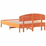  Okvir kreveta bez madraca voštano smeđi 140x190 cm od borovine | shoptok.hr