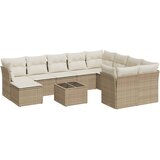 11-dijelni set vrtnih sofa od poliratana s jastucima bež | shoptok.hr