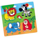 Viga vstavljanka s čepki divje živali 59563 | Shoptok.si