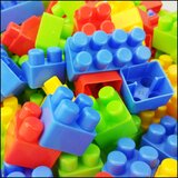  BUILDING BLOCKS IN EDUCATIONAL BOX 60 ELEMENTS. | shoptok.hr