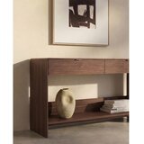 Kave Home Komoda v orehovem dekorju v temni naravni barvi 120x81x35 cm Norlen &amp;ndash; Slike