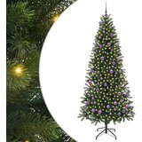 vidaXL Umestno božično drevo med 300 LED Zelena 210 cm PE in PVC | Shoptok.si