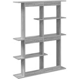  Stenska polica Siva Sonoma 102 x 20 x 130 cm Inženirski les, (5000307438) | Shoptok.si