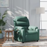  Masažni naslanjač temno zeleno blago | Shoptok.si