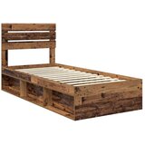  Okvir za krevet Staro drvo 90 x 190 cm Čvrsto borovo drvo | shoptok.hr