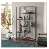 Hanah home By-30 - black, transparent blacktranparent bookshelf | ePonuda.com