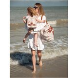 Childhome otroški nahrbtnik my first bag stripes nude/terracotta | Shoptok.si