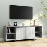 TV ormarić boja sivog hrasta sonome 130 x 35 x 50 cm od iverice | shoptok.hr