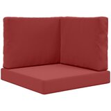  Jastuk za vanjsku sofU 3 pcs boja crnog vina Poliester | shoptok.hr