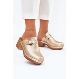 Boto Women's Heeled Sandals With Buckle Gold Veldexina | ePonuda.com