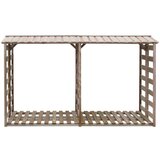 vidaXL Spremište za drva 300 x 90 x 176 cm od impregnirane borovine | shoptok.hr