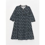 LC Waikiki Crew Neck Patterned Girls' Dress Cene