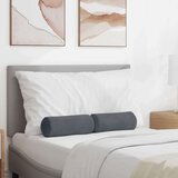 vidaXL valjkasti jastučići 2 pcs tamno siva Ø 15 x 40 cm Cijene