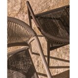 Kave Home Smeđe-siva vrtna stolica od ratana Livadia – | shoptok.hr