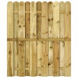  Vrtna vrata 100 x 125 cm Masivna borovina Zelena | shoptok.hr