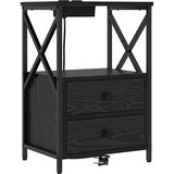  Noćni ormar Crni hrast 40 x 31 x 60 cm Konstruirano drvo | shoptok.hr