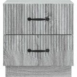  Noćni ormar Siva sonoma 43 x 34,5 x 44,5 cm Konstruirano drvo | shoptok.hr