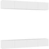 vidaXL tv ormarići 4 kom bijeli 100 x 30 x 30 cm od iverice | shoptok.hr