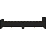 vidaXL Okvir kreveta s uzglavljem i podnožjem crni 120 x 200 cm | shoptok.hr