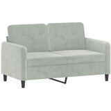  3-dijelni set sofa s jastucima svjetlosivi baršunasti | shoptok.hr