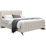 MID.YOU POSTELJA Z VZMETNICO 200 cm x 200 cm , les, tekstil, leseni material bež | Shoptok.si