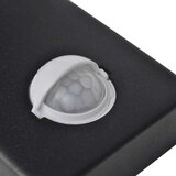  LED zidna svjetiljka od nehrđajućeg čelika cilindričnog oblika crna | shoptok.hr