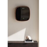 White Label Stensko ogledalo z lesenim okvirjem 50x50 cm Nyko – | Shoptok.si