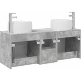  Set ormarića za kupaonicu 3 kom. Betonska siva 49,5 x 44,5 x 66 cm | shoptok.hr