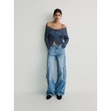 Reserved - Pulover s ovratnikom - steel blue | shoptok.hr