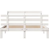 vidaXL Okvir kreveta s uzglavljem bez madraca bijeli 120x200 cm | shoptok.hr