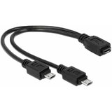Delock kabel USB Y 2xB mikro M-B mikro Ž 20cm 65440, (21028067) | Shoptok.si
