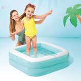Intex Kvadratni napihljiv otroški bazen, moder | Shoptok.si