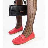 Gemre Red loafers with decorative buckle Adila | shoptok.hr