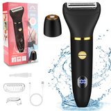 INF 2-v-1 Ženski električni trimer in brivnik za telo Black, (21839303) | Shoptok.si
