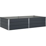  Cvetlično korito Antracit 195 x 100 x 45 cm Cinkana jeklena, (5000207393) | Shoptok.si