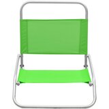  Sklopive stolice za plažu od tkanine 2 kom zelene | shoptok.hr