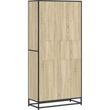 vidaXL Knjižna omara sonoma hrast 80,5x35x170,5 cm inženirski les | Shoptok.si