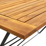  Sklopivi vrtni stol 120 x 70 x 74 cm masivno bagremovo drvo | shoptok.hr