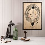 Wallity slika cute lion, 35 x 50 cm Cene