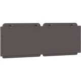 vidaXL Vzglavna stranica siva 120 cm umetno usnje | Shoptok.si