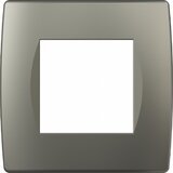 TEM Okvir za modularne vtičnice in stikala Soft (2 modula, barva titana) | Shoptok.si